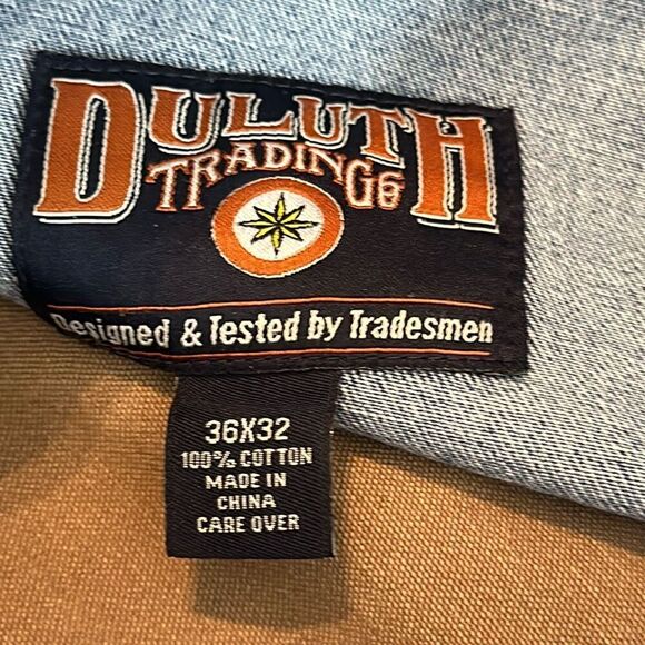 Duluth Men's Ballroom Relaxed Fit Jeans size 36x32 Workwear Cotton Denim 86069 - Picture 8 of 10